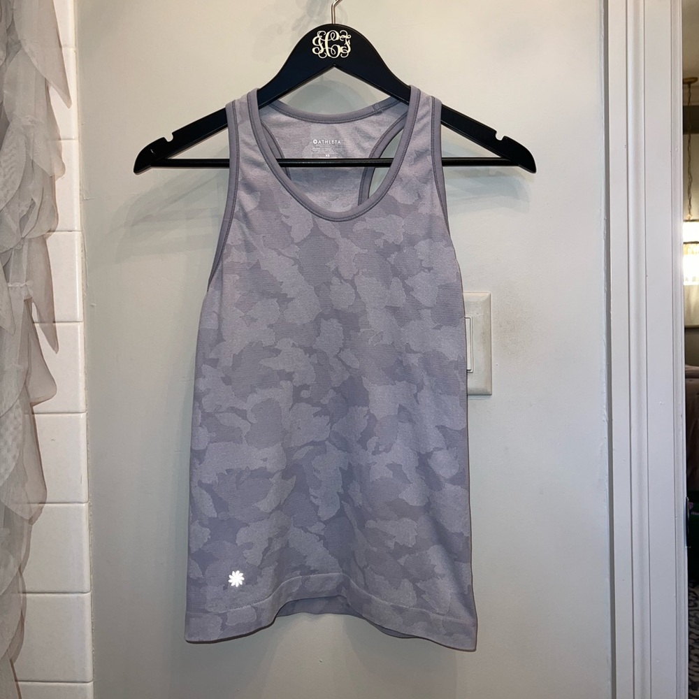Grey Camo Athleta Tank Top